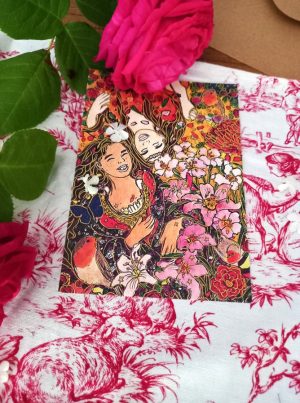 Illustration romantique – les confidences
